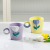 New Hand-Painted Tulip Cup Three-Dimensional Relief Mug Ins Style Cute Ceramic Cup Hand Gift Cup