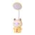 New Cartoon Doll Lamp USB Rechargeable Desk Lamp Student Led Eye Protection Desk Lamp Dormitory Study Table Lamp Night Light