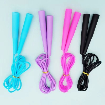 Amazon Fast Skipping Rope Penholder Bar End PVC Skipping Rope Senior High School Entrance Examination Skipping Rope Rubber Skipping Rope Plastic Small Skipping Rope