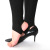 Shiny Pants High Waist Outerwear Thin Cropped Pants Factory Direct Sales Wholesale Stirrup Leggings Women's Leggings