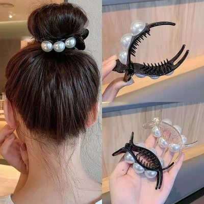 Barrettes Korean Butterfly Updo Large Grabber Clip Headdress Hair Accessories 2019 Three-Jaw Clamps New Hair Pin Head Clip