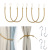 Non-Perforated Curtains Lace-up Simple Rope Curtain Buckle Curtain Lace-up Rope Ribbon