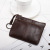 New Genuine Leather Men's Coin Purse Women's Zipper Clutch Purse Retro Short Cowhide Wallet Wholesale Card Holder