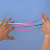 Children's Toy Rainbow Color Flower Rope Nostalgic Flower Rope Woven Flower Rope Student Finger Game Toy