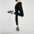 Nude Feel Sports Pants No Embarrassment Line High Elastic Belly Contracting Hip Raise Skinny Slimming outside Wear Running Fitness Yoga Pants Women