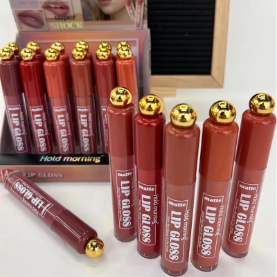 Lipstick Lip Glaze Foreign Trade Makeup No Stain on Cup Non-Fading Moisturizing Lip Glaze Wholesale