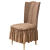 Aixi Seersucker Skirt Chair Cover Seat Cover Elastic Seat Cover Dining Table Chair Covers Integrated Chair Cover Pillow