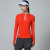 Hooded Zipper Sweat-Absorbent Shirt Sun Protection Clothing Fitness Running Training Breathable Ice Feeling Long Sleeve Loose Comfortable Wind Shield