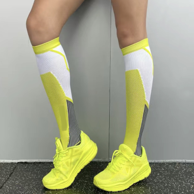 Sports Calf Socks Children's Summer Running Fitness Muscle Can Compression Socks Youth Football Leggings over-the-Knee Stockings Men