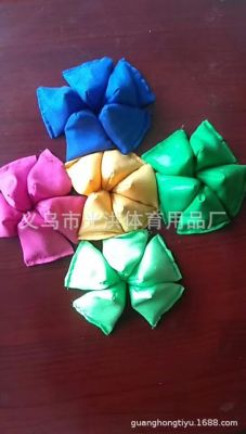 Factory Direct Sales Children's Cotton Cloth Small Sandbag Triangle Sandbag Children's Throwing Game Tools Foreign Trade Export, Etc.