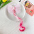 Children's Cartoon Unicorn Colorful Wig Hair Rope Headdress Girls Baby Bow Hair Clip Princess Hair Braid Accessories