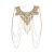 Europe and America Cross Border New Gold Lace Multi-Layer Tassel Necklace Body Chains