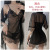 Ruoruo Sexy Lingerie Sexy Lace Seduction Bow Suspenders Nightdress Lace-up Outerwear Gown Homewear Suit 625