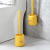 Steel Rod Punch-Free Wall-Mounted Pp Bruch Head Small Yellow Duck Toilet Brush Toilet Brush Toilet Brush with Base