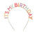 Birthday Party Headband It's My Birthday Dripping Rainbow Birthday Headband Birthday Crown