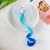 Children's Cartoon Unicorn Colorful Wig Hair Rope Headdress Girls Baby Bow Hair Clip Princess Hair Braid Accessories