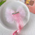 Children's Cartoon Unicorn Colorful Wig Hair Rope Headdress Girls Baby Bow Hair Clip Princess Hair Braid Accessories