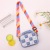Cross-Border New Arrival Mouse Killer Pioneer Bag with Light Cartoon Silicone Coin Purse Chess Tray Kid's Messenger Bag Bubble Bag