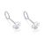 Silver Hook Stud Earrings Female Butterfly Earrings Summer Niche Ear Bone Stud Pure Silver Ear Rings Factory Wholesale