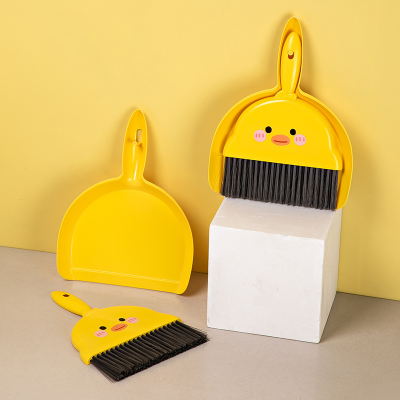 Desktop Mini Small Broom Set Table Scanning Tools Small Broom Desk Children for Pupils Dustpan Combination