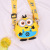 Cute Boys and Girls Messenger Bag Accessories Coin Purse Trendy Children's Bags New Parent-Child Cartoon Silicone Coin Purse Direct Supply