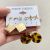 Metal Circle Chain Earings Set 6-Piece Set Creative Personality Cross-Border Love Pin Butterfly Earrings for Women