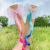 Children's Cartoon Unicorn Colorful Wig Hair Rope Headdress Girls Baby Bow Hair Clip Princess Hair Braid Accessories