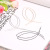 INS New Accessories Fashion Minimalistic Abstraction Art Fishing Line Earrings Eardrops Wholesale