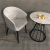 Modern Home Dining Chair Internet Celebrity Living Room Leather Leisure Chair Coffee Chair Rest Area Reception Chair