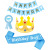 Hot Sale Boy Girl Happy Birthday Boy Shoulder Strap Corsage Banner King Hat Birthday Party