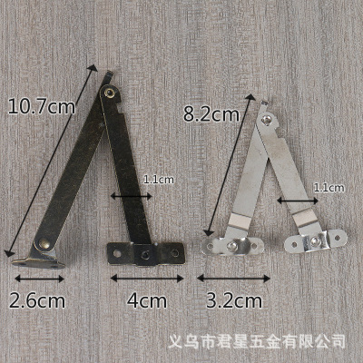 Factory Direct Sales with Foot Support Hinge Antique Packaging Wooden Box Gift Box Support Hinge Hinge Limit