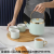 Jingdezhen Ceramic Kettle Drinking Ware Tea Set Tray Saucer Cup Breakfast Cup Coffee Cup Gold Plated
