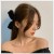 Black Bow Barrettes Back Head Clip Internet Celebrity Headdress Clip Girl's Hair Hoop Mori Fairy Style Fairy Style Hair Accessories