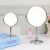 Large 4-Inch 8-Inch Double-Sided Desktop Makeup Mirror round Metal Makeup Mirror/1:2 Magnifying Glass Rotating Mirror