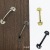 Bridge-Type Chinese Style Small Handle Alloy Open-Mounted Small Drawer Handle Old-Fashioned Distressed Furniture Door Handle Metal Bar Lift