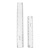 Plastic Ruler Office Drawing Tool 15/20/30cm Transparent Scale Ruler Primary School Student Bilateral Inch Hard Ruler