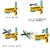 Cross-Border Catapult Aircraft Repeating Firearm Children's Outdoor Toy Foam Glider Boys and Girls Pistol One-Click Transmitter