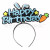 Xiaohongshu Same Style Birthday Hat Felt Headband Flashing Hat Rabbit Carrot Nightclub with Light Happy Birthday Hat