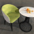 Modern Home Dining Chair Internet Celebrity Living Room Leather Leisure Chair Coffee Chair Rest Area Reception Chair