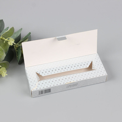 Customized Eyebrow Pencil White Carton Box Cosmetic Packaging Box Nail Polish Mask Perfume Lipstick Gift Box Customized