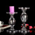 Factory Supply Glass Candlestick Medium Candlestick Wholesale Tall Candlestick Glass Crafts in Stock Wholesale