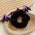 Cross-Border Halloween Christmas New Antlers Bat Large Intestine Hair Ring Hair Accessories Female Funny Hair Rope Velvet Ring Headdress