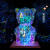 Internet Celebrity Colorful Bear LED Luminous Gift Box Handmade Birthday Gift Girlfriends' Gift Lover USB Light Decoration Gift