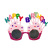 Wholesale Birthday Funny Glasses Creative Children Happy Party Photographing Prop Decoration Cake Shape Dress up Decoration