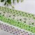 Cross-Border Hot Sale 3.8cm Irish Festival Decorative Colored Ribbon Four-Leaf Clover Ribbed Band Thermal Transfer Ribbon