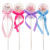 New Hand-Held Feather Star Sky Ball Cartoon Magic Wand Glowing Magic Wand Flash Hand-Held Bounce Ball Ground Push Toy