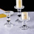 Manufacturers Supply Glass Candlestick Amazon Cross-Border European Restaurant Tall Candlestick Glass Crafts in Stock