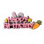 Xiaohongshu Same Style Birthday Hat Felt Headband Flashing Hat Rabbit Carrot Nightclub with Light Happy Birthday Hat