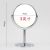 Large 4-Inch 8-Inch Double-Sided Desktop Makeup Mirror round Metal Makeup Mirror/1:2 Magnifying Glass Rotating Mirror
