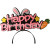 Xiaohongshu Same Style Birthday Hat Felt Headband Flashing Hat Rabbit Carrot Nightclub with Light Happy Birthday Hat